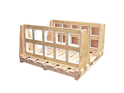 customize the base of a wooden crate
