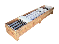 aerospace packaging external foam-Guillotine-saddles