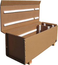 triple wall shipping crate