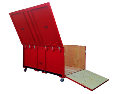 tradeshow box split lid