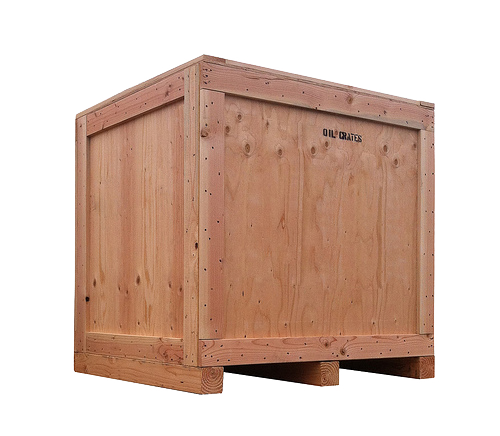 custom wood crate for shipping