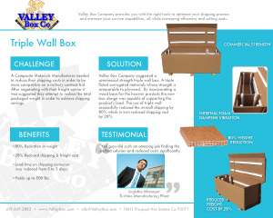 tri wall box case study