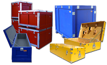 custom shipping crates painted