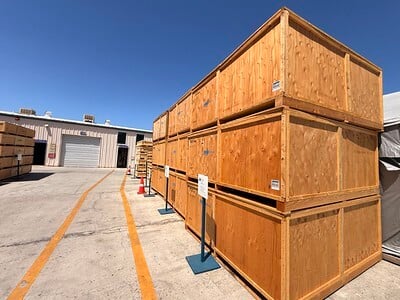 mrc wood crate stacked