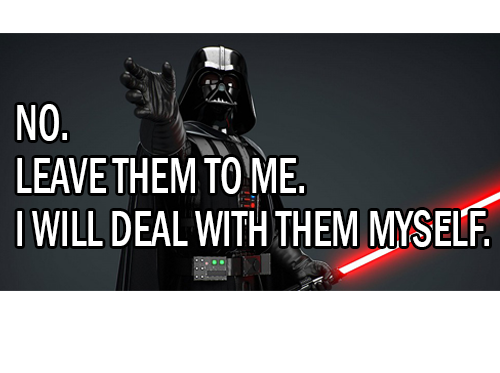 Darth-deal-with-them-myself wooden containers