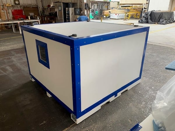 aerospace packaging nozzle crate