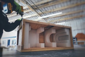 wooden crates foam inserts