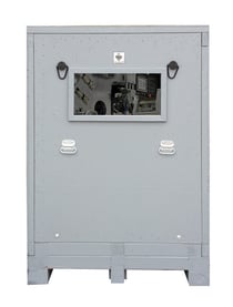 reusable shipping crate with inspection window