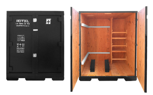 trade show shipping crate